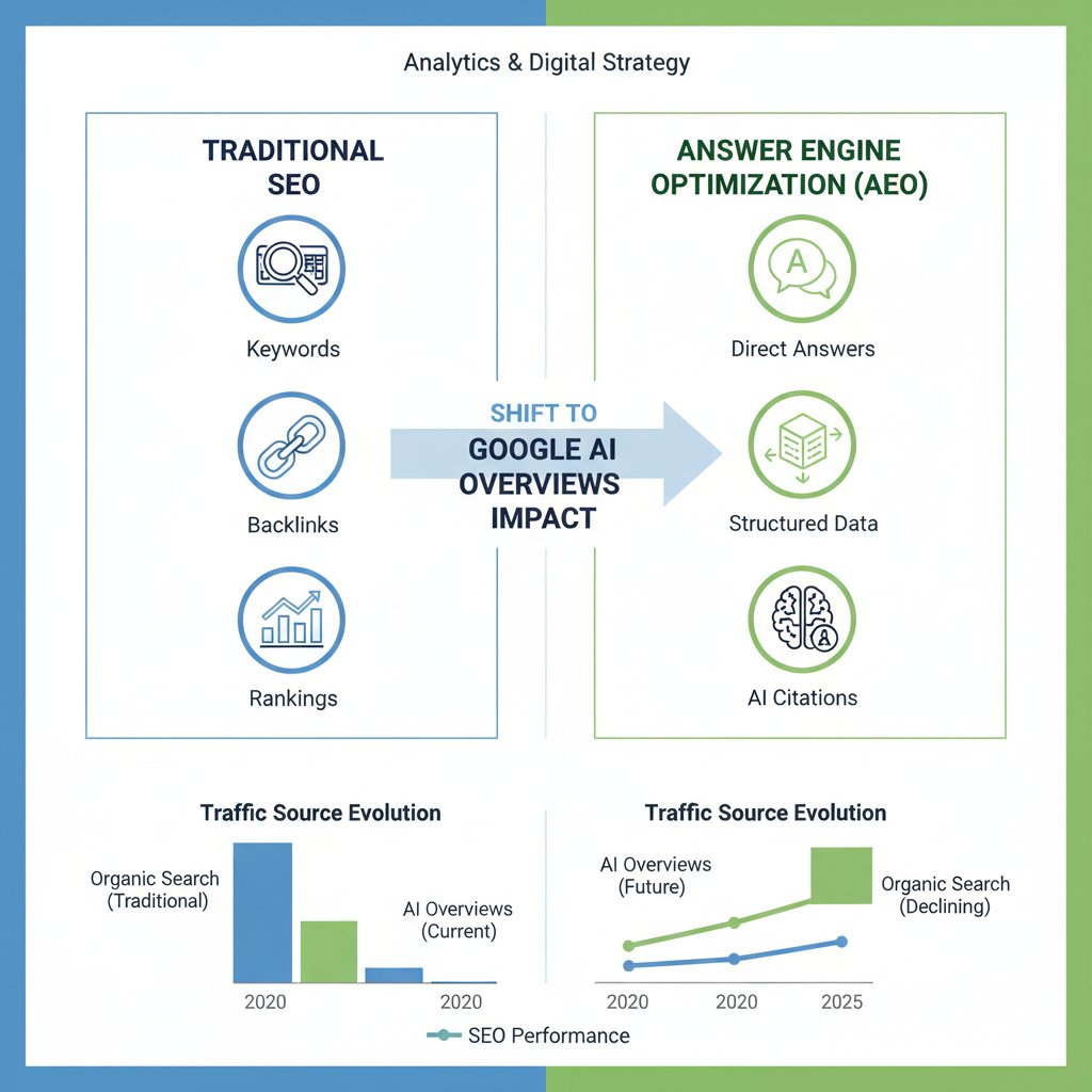 Google’s AI Overviews Reshape Search: The Urgent Shift to AI SEO and AEO