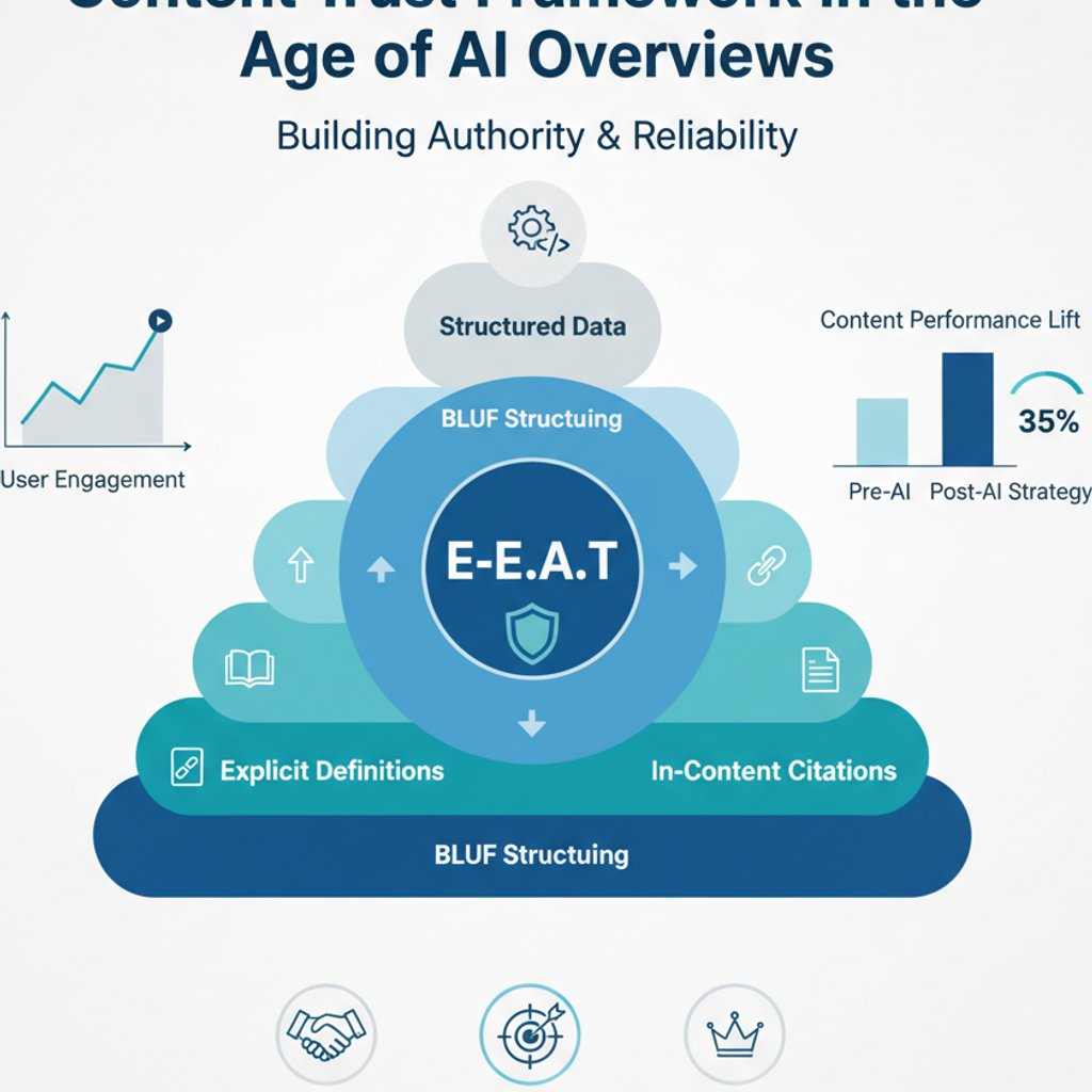 Infographic: Content Strategy for Trust and Accuracy in AI SEO, AEO, and GEO