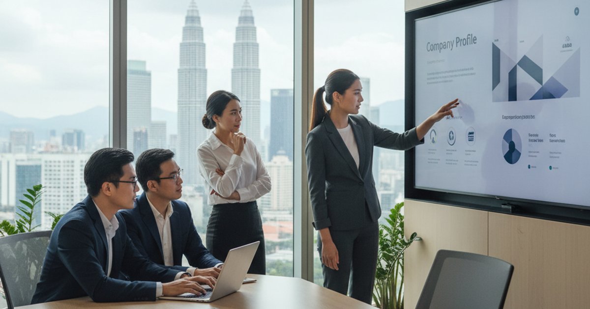 AI Revolutionizes Company Profile Design in Malaysia: Speed, Precision, and Local Flair