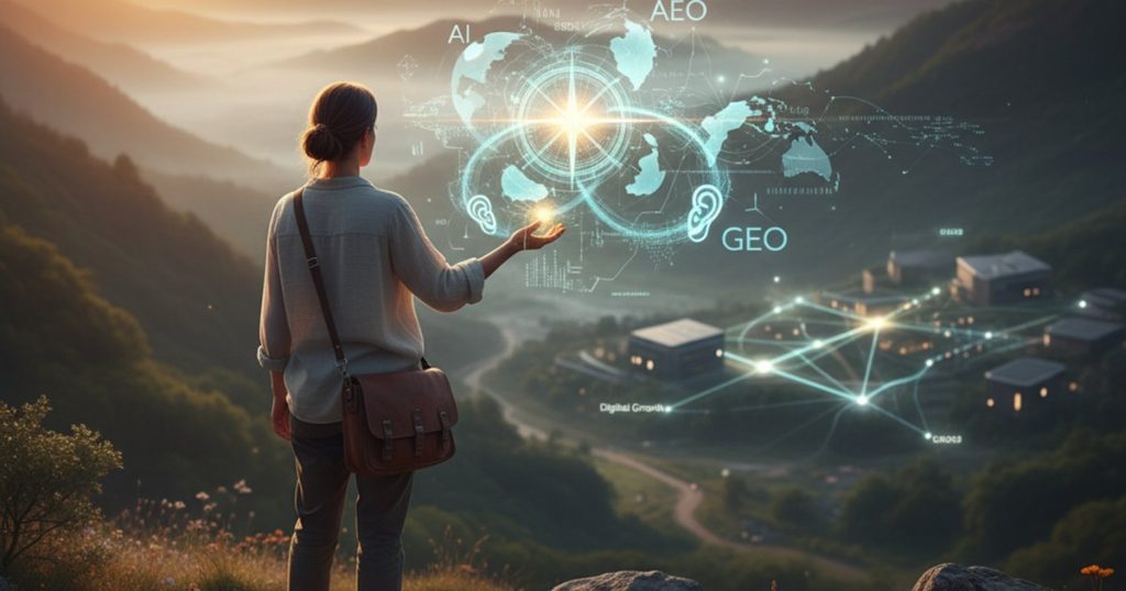 Featured image: The Ethical Compass: Navigating AI SEO, AEO, and GEO for Trustworthy Digital Growth