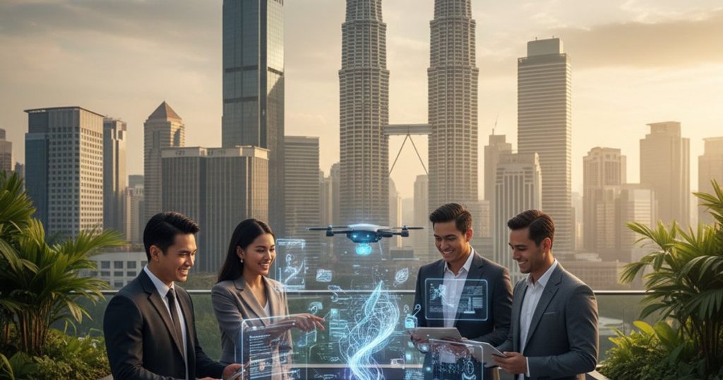Featured image: AI Revolutionizes Company Profile Design in Malaysia: Speed, Personalization, and the Future of Branding in KL