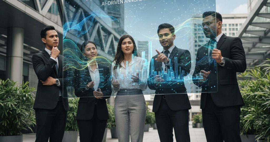 Featured image: AI Revolutionizes Annual Report Design: A New Era for Malaysian Corporate Reporting