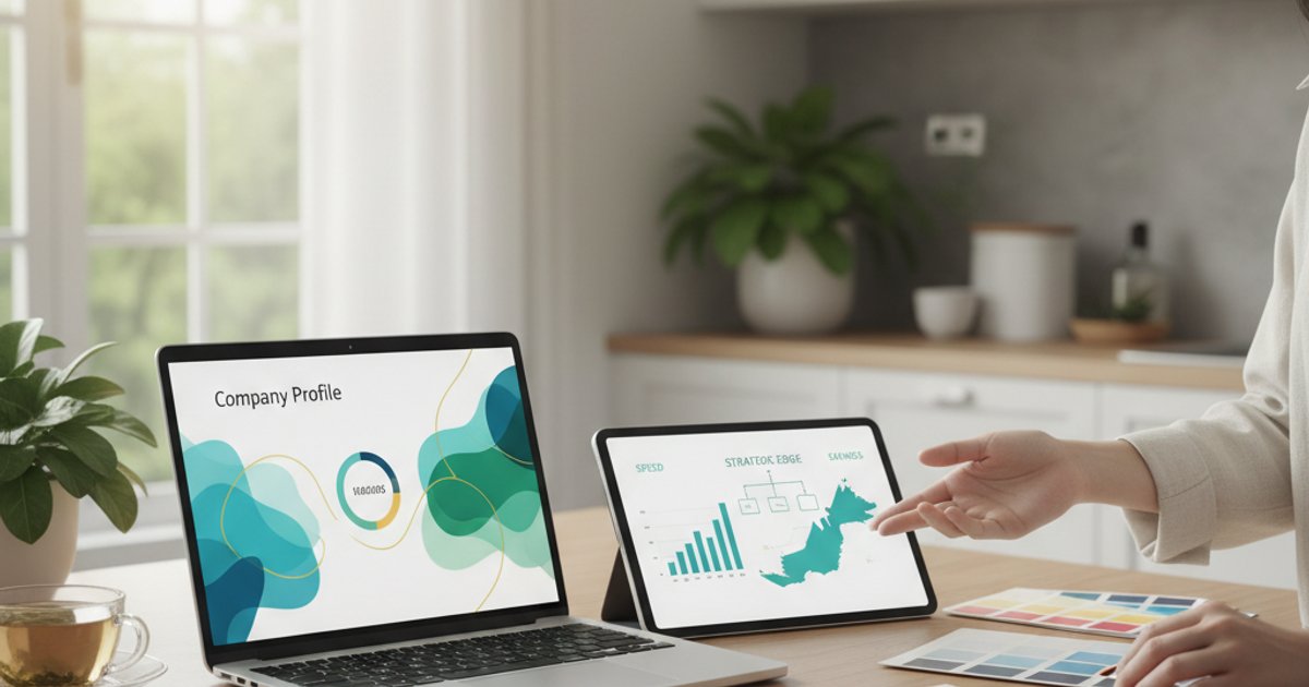 Featured image: AI Reshapes Company Profile Design in Malaysia: Speed, Savings, and Strategic Edge for Businesses