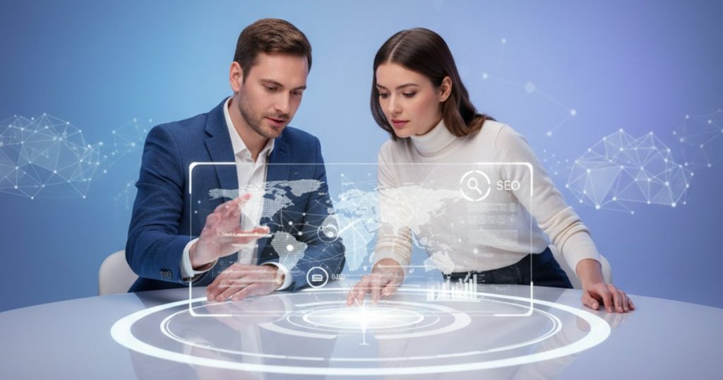 Featured image: The Human-AI Collaboration Blueprint: Mastering AI SEO, AEO, and GEO for Unrivaled Digital Presence