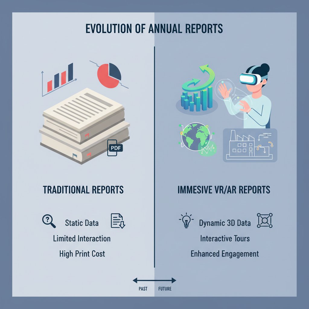 Comparison of Traditional vs. Immersive Annual Report Design in Malaysia